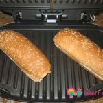 A panini press works best for this sandwich. Press the sandwiches for about 5 - 7 minutes,.